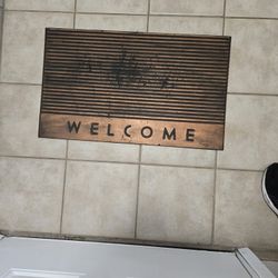 Easy, clean, welcome Mat