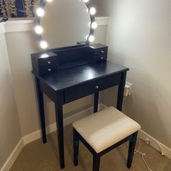 Vanity stand + stool