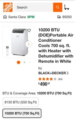 10200 BTU Portable Air Conditioner