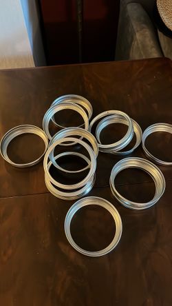 Canning jar rings,
