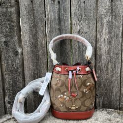Coach Dempsey Bucket Mini Bag 
