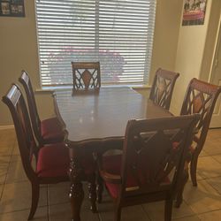 Mahogony Wood Table-$250 