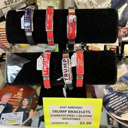 Trump Bracelet Stainless steel + silicone adjustable