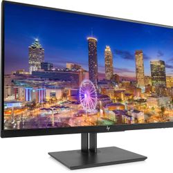 HP 27" Gaming Pro Grade QHD 2560x1440 LCD Monitor 5ms Responsive IPS Panel DVI-D DisplayPort HDMI USB C Excellent Working Condition 