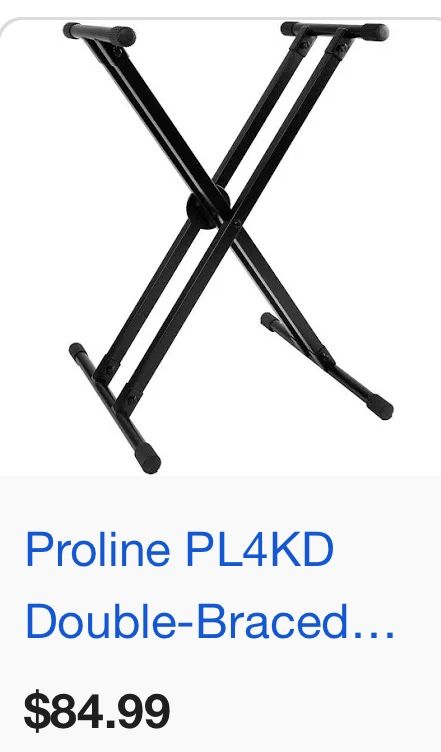 Proline PL4KD Keyboard Stand Double Brace