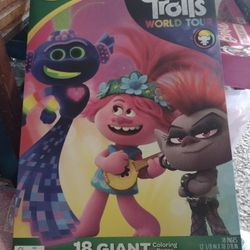 Trolls World Tour - Giant Coloring Pages