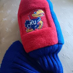 Vintage university Of Kansas 2 Wood Golf Club Cover