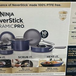 NINJA NeverStick Ceramic Pro 10 Piece set