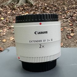 NEW!! Canon EF 2X III Telephoto Extender Lens