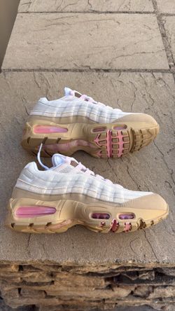 New Nike air max 95 big bubble British khaki phantom linen shoes Women’s 10.5, Men’s 9