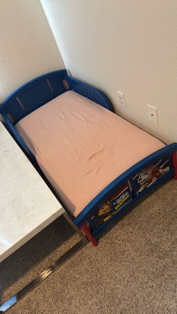 Barely used paw patrol toddler bed