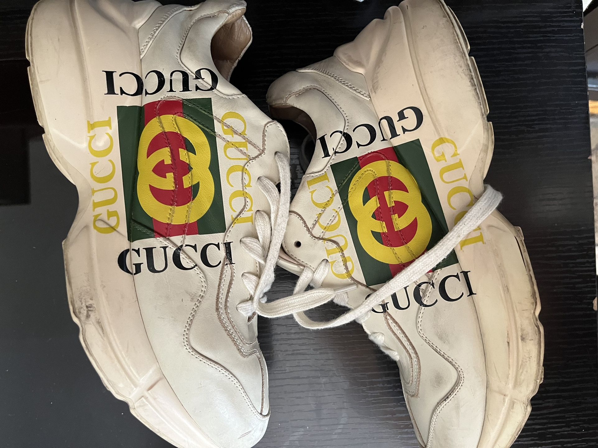 Gucci Shoes worn a couple times still has life to em