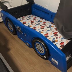 Race car bed racecar cars Disney toddler