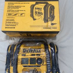 DEWALT  20V MAX CORDLESS AIR INFLATOR  TOOL ONLY BATTERY NOT INCLUDED NEW IN BOX $100 FIRM 