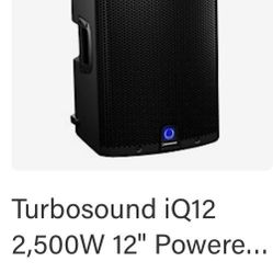 Turbosound Subwoofer And Full Range Speakers 