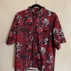 HELLUVA BOSS Button Up Shirt Size Small