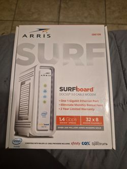 NEW ARRIS SURFboard SB6190 DOCSIS 3.0 Cable Modem - Factory Sealed