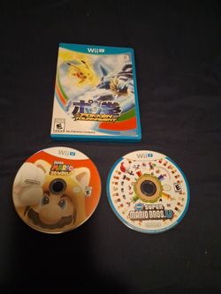 3 wii u  games