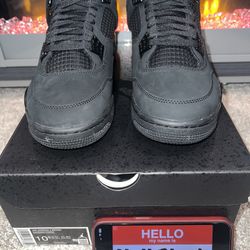 Air Jordan 4 Retro “Black Cat” DS Size 10.5