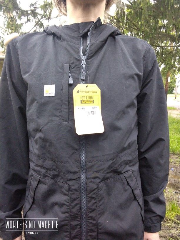 Carhartt Rain Defender. There Are Two Jackets Available One Small One Large Both Priced At $60 A Piece Willing To Do A Bundle Deal For $100
