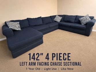 Couch, sofa, L - Arm Facing Chaise Sectional