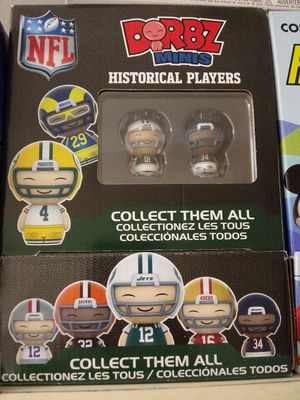 Photo 2 encased Funko Pop mini toy collectible figure - toys - sports - football baseball - cards - cases