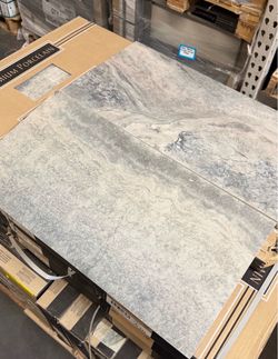 MSI - Tuscany Azul 12 in. × 24 in. Polished Porcelain Stone Look Floor and Wall Tile (16 sq.ft./case)