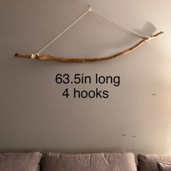 Macrame Hangers And Driftwood Hanger