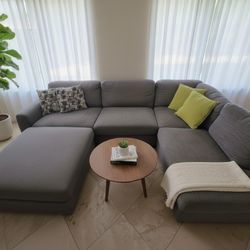 Large Gray Sectional Couch Right Configuration Delivery Available