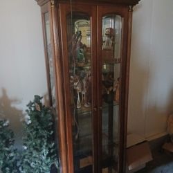 American Of Martinsville Lighted Curio Cabinet