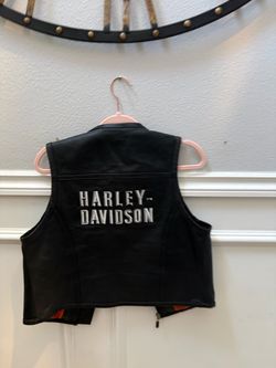 Harley Davidson leather vest