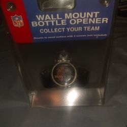 Brand New NFL Baltimore Ravens Wall Mount Bottle Opener