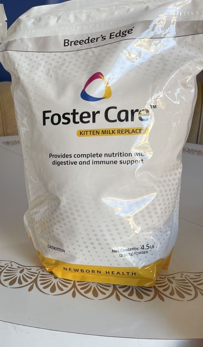 Breeder’s Edge Foster Care Kitten Milk Replacer 4.5lb Bag Pet Food for