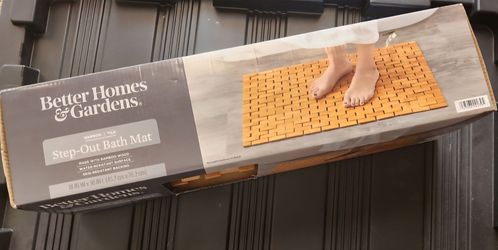 Better Homes & Gardens Bamboo Step-Out Bath Mat