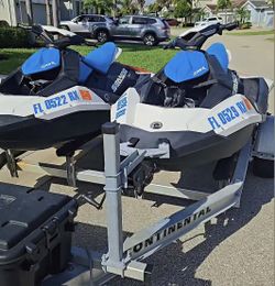 TWO 2018 Sea-Doo Sparks + Trailer