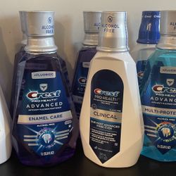Crest pro series large sizes mouthwash $5ea