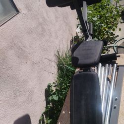 Olympic Weight Bench, Squat Rack And Barbell