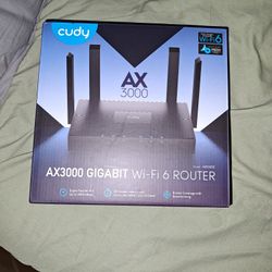 Cudy Wifi6 Router Ax3000