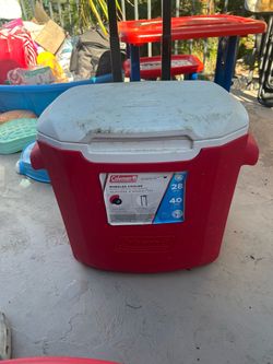 Coleman ice cooler