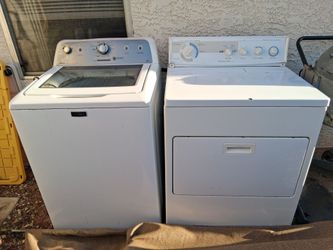 As is washer and electric dryer set