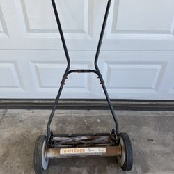 Grass/weed push mower