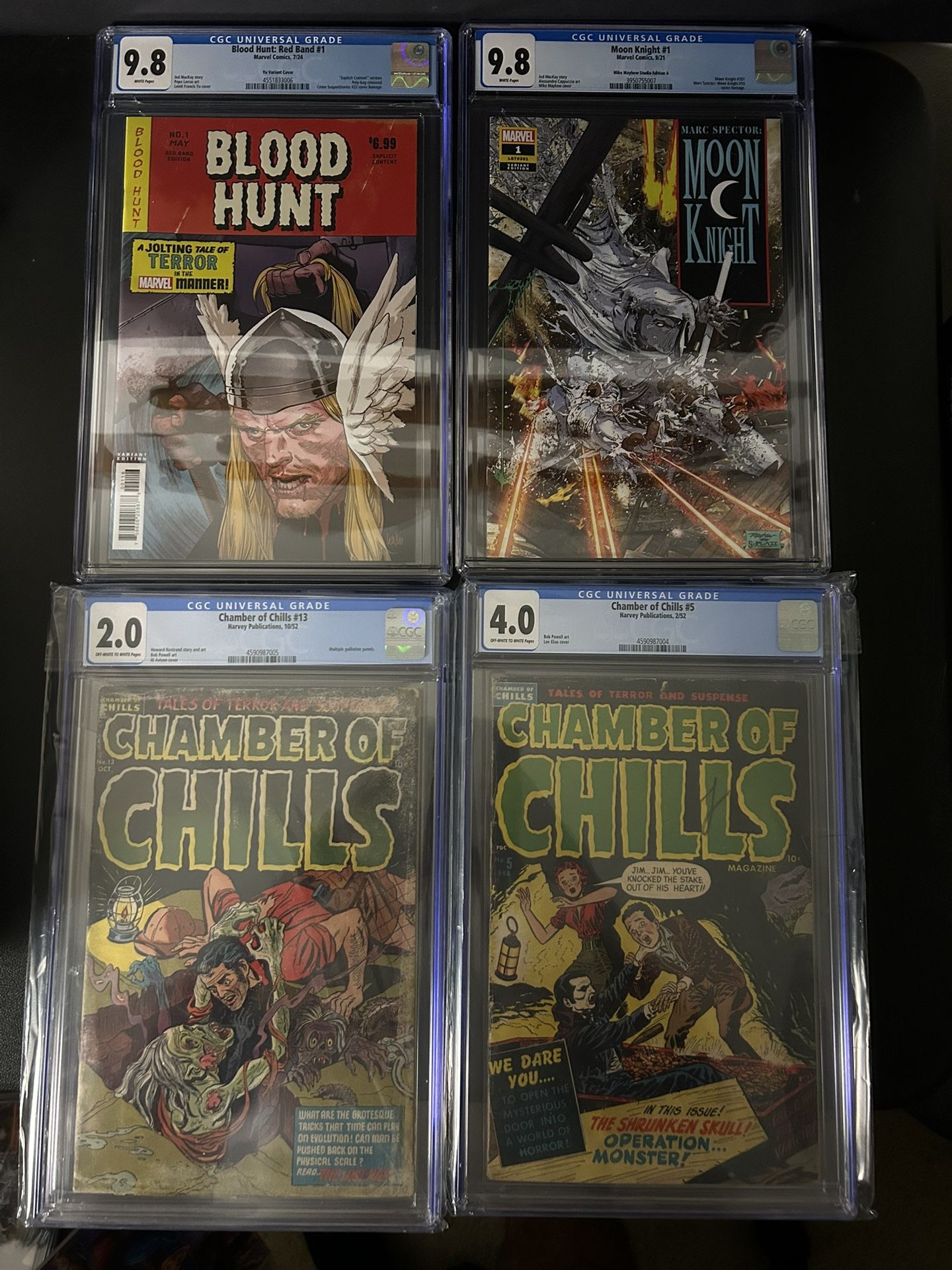 CGC Slabs Comics Pre Code And Modern Keys