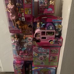 Barbie Treehouse, Part Unboxed, Chelsea Travel, etc