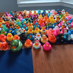 Small Rubber Ducks Lot Over 100