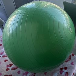exercise ball - color green
