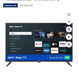43” Tv Brand New Never Opened