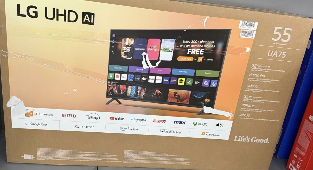 LG UA75 Series 55" 4K HDR Smart LED TV(2025)