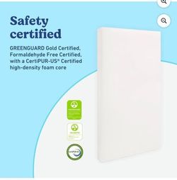 Graco Standard Crib & Toddler Bed Mattress 4.5” Thick Memory Foam $60 Firm