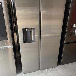 Stainless Steel 27.4 Cu. Ft. Side-by-Side Refrigerator 