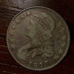 1817 Capped Bust Half Dollar (silver)